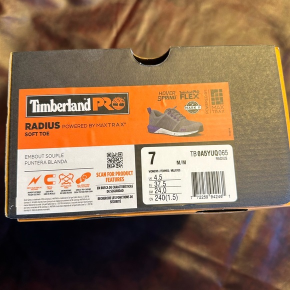 Timberland PRO gray and purple Sneakers - Picture 4 of 4